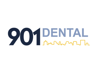 901 Dental logo design by Aldabu