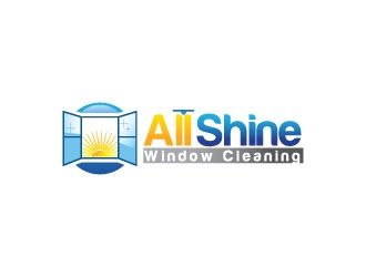 All Shine Window Cleaning logo design by Gaze