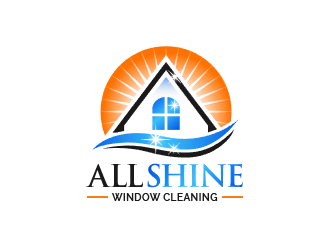 All Shine Window Cleaning logo design by breaded_ham
