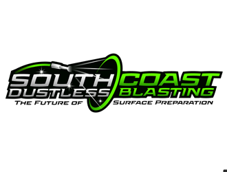 SouthCoast Dustless Blasting logo design by megalogos