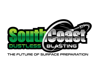 SouthCoast Dustless Blasting logo design by cintoko