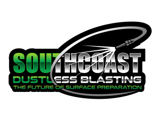 SouthCoast Dustless Blasting logo design by cintoko
