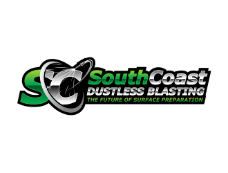 SouthCoast Dustless Blasting logo design by cintoko