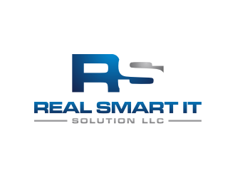 REAL SMART IT SOLUTION LLC logo design by dewipadi