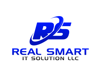 REAL SMART IT SOLUTION LLC logo design by lexipej