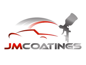 JM Coatings logo design by Dawnxisoul393