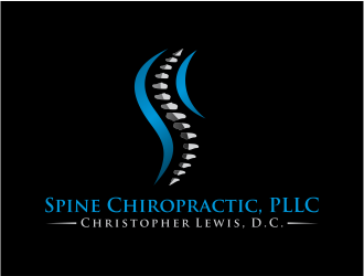 Spine Chiropractic is my Doing business as for marketing.  On my business cards and letter head I want Spine Chiropractic, PLLC.  Christopher Lewis, D.C. logo design by amazing