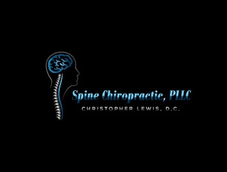 Spine Chiropractic is my Doing business as for marketing.  On my business cards and letter head I want Spine Chiropractic, PLLC.  Christopher Lewis, D.C. logo design by AYATA