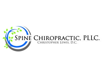 Spine Chiropractic is my Doing business as for marketing.  On my business cards and letter head I want Spine Chiropractic, PLLC.  Christopher Lewis, D.C. logo design by jetzu