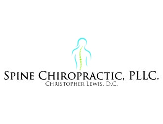 Spine Chiropractic is my Doing business as for marketing.  On my business cards and letter head I want Spine Chiropractic, PLLC.  Christopher Lewis, D.C. logo design by jetzu