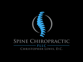 Spine Chiropractic is my Doing business as for marketing.  On my business cards and letter head I want Spine Chiropractic, PLLC.  Christopher Lewis, D.C. logo design by agus