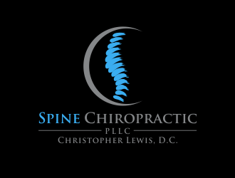 Spine Chiropractic is my Doing business as for marketing.  On my business cards and letter head I want Spine Chiropractic, PLLC.  Christopher Lewis, D.C. logo design by agus