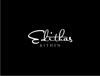 Editha's Kitchen logo design by dewipadi