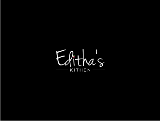 Editha's Kitchen logo design by dewipadi