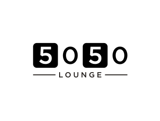 5050 Lounge  logo design by dewipadi