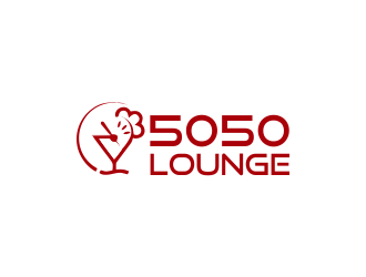 5050 Lounge  logo design by kanal