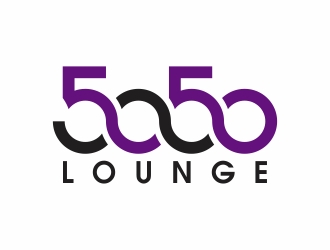 5050 Lounge  logo design by rokenrol