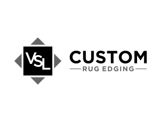 V.S.L. Custom Rug Edging logo design by RIANW