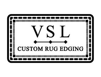 V.S.L. Custom Rug Edging logo design by jacobwdesign