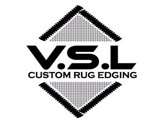 V.S.L. Custom Rug Edging logo design by PMG