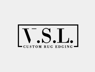 V.S.L. Custom Rug Edging logo design by gilkkj