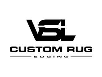 V.S.L. Custom Rug Edging logo design by bismillah