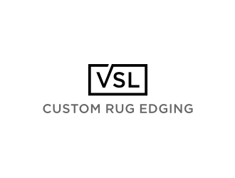 V.S.L. Custom Rug Edging logo design by nurul_rizkon