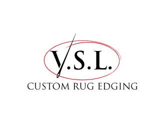 V.S.L. Custom Rug Edging logo design by Gaze