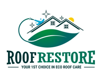 Roof Restore  logo design by Coolwanz