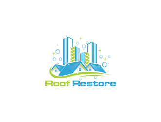 Roof Restore  logo design by ndaru
