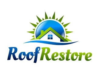 Roof Restore  logo design by Dawnxisoul393