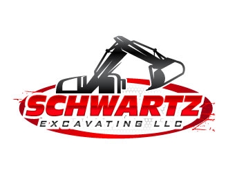 schwartz excavating llc logo design by daywalker