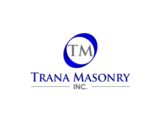 Trana Masonry Inc. logo design by meliodas