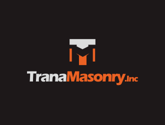 Trana Masonry Inc. logo design by YONK