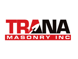 Trana Masonry Inc. logo design by kunejo