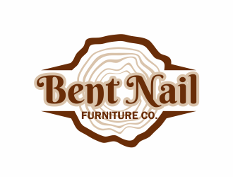 Bent Nail Furniture Co. logo design by serprimero