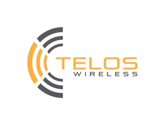 Telos Wireless logo design by jpdesigner