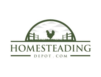 Homesteading Depot /Homesteadingdepot.com logo design by harrysvellas