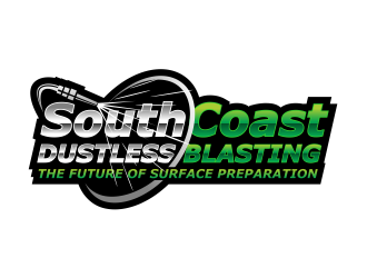 SouthCoast Dustless Blasting logo design by cintoko