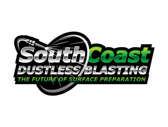 SouthCoast Dustless Blasting logo design by cintoko