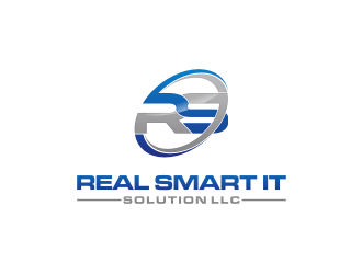 REAL SMART IT SOLUTION LLC logo design by mbamboex