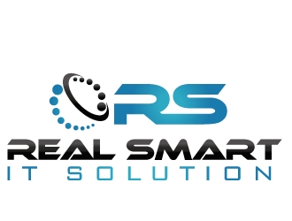 REAL SMART IT SOLUTION LLC logo design by PMG
