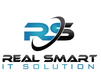 REAL SMART IT SOLUTION LLC logo design by PMG