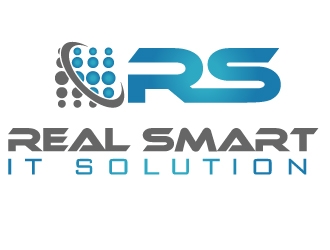 REAL SMART IT SOLUTION LLC logo design by PMG