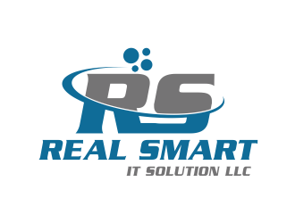 REAL SMART IT SOLUTION LLC logo design by Greenlight