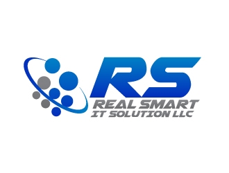 REAL SMART IT SOLUTION LLC logo design by ElonStark