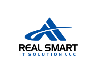 REAL SMART IT SOLUTION LLC logo design by Girly