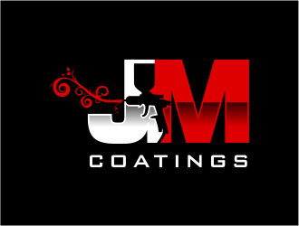 JM Coatings logo design by Girly