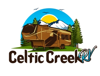 Celtic Creek RV logo design by DreamLogoDesign