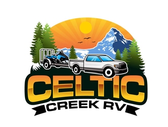 Celtic Creek RV logo design by DreamLogoDesign